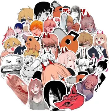 Denji Chainsaw Man Anime Stickers Waterproof Decals Home