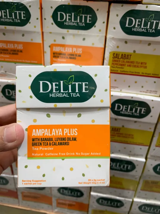 Delite Herbal Tea Ampalaya Plus 20ct Lazada PH