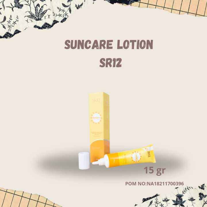 SR12 SUNCARE SUN CARE LOTION Membantu mencegah dan melindungi kulit dari paparan sinar matahari