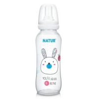 NATUR เนเจอร์ ขวดนมเด็กปากแหว่งเพดานโหว่ 8 ออนซ์(1 ขวด)?สินค้าพร้อมส่ง