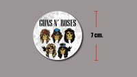 sticker pvc guns n roses สติกเกอร์ วงดนตรี งานออฟเซ็ทแท้ กันน้ำ กันแดด