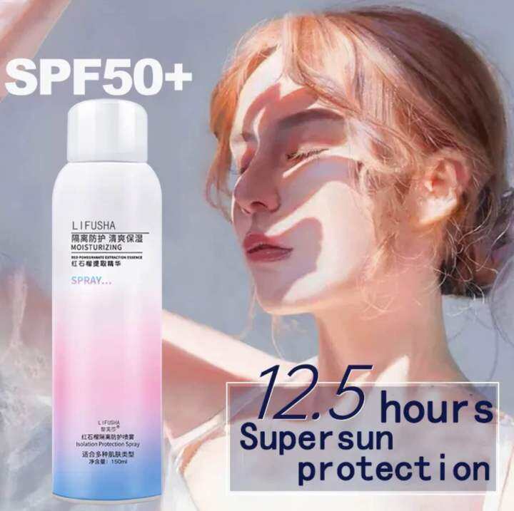 LIFUSHA SPF50+ Whitening Sunscreen Spray UV Isolation Protection