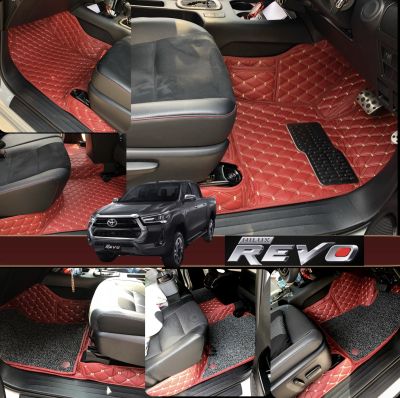 พรมรถยนต์6D รุ่น Revo 4ประตู             🌲หนังเกรดA (หนา)13มิล