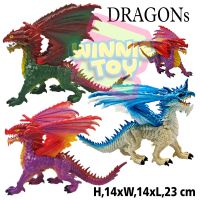 ฟิกเกอร์ โมเดล model flying dragon monster Teddies Drak plast  มังกร  สัตว์ประหลาด winnietoys