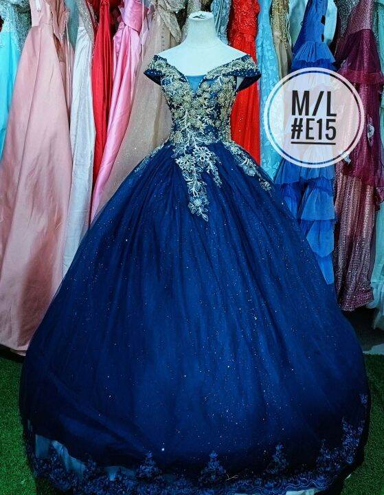Buy Ball Gown For Debut Royal Blue online  Lazadacomph