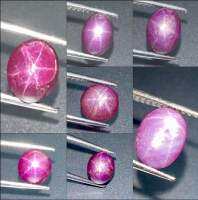 ทับทิมสตาร์ พลอยแท้ธรรมชาติ 100% Star ruby unheated 100% natural gemstone