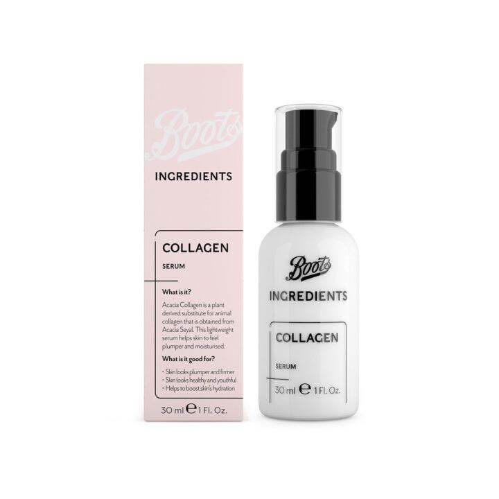 Boots Ingredients Collagen Serum บู๊ทส์ อินกรีเดียนส์ คอลลาเจน เซรั่ม