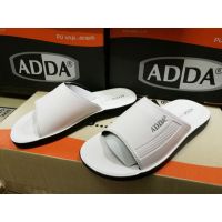 รองเท้าแตะลำลองผู้ชาย ADDA รุ่น 7Q13 สีขาว 39- 43 รองเท้าแตะ รองเท้าแอดด้า