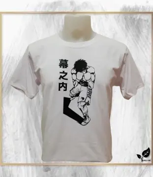 Hajime No Ippo Manga Makunouchi Takamura KGB Graphic T-shirts dos