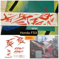 สติกเกอร์ ลาย Honda FSX เลือกสีได้แจ้งทางแชท พร้อมส่งจากไทย-