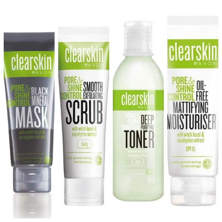 AVON CLEARSKIN PORE AND SHINE CONTROL BUNDLE SET Lazada PH