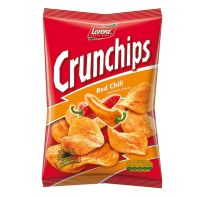 ลอเรนซ์ มันฝรั่งทอดกรอบรสพรอกแด๊งแดง Lorenz Crunchip Red Chilli Potato Chips 100g.