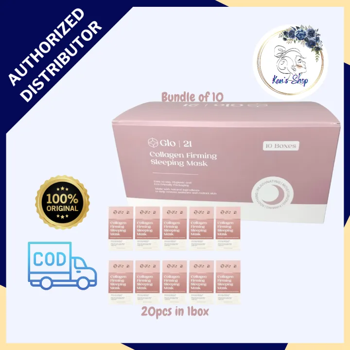 GLO21 10pcs Collagen Firming Sleeping Mask Lazada PH