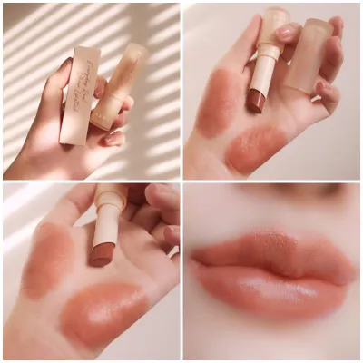 ลิป Naree Everyday Real Sheer Lipstick #206 สีน้ำตาลนู้ด ชุ่มชื้น ทาง่าย บำรุงริมฝีปากในตัว ทาได้ทั้งปากทั้งแก้ม