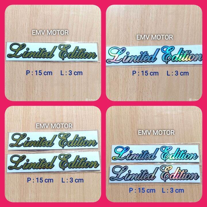 sticker limited edition | Lazada Indonesia