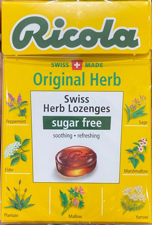 Ricola Original Herb Sugar Free Swiss Herb Lozenges 40g | Lazada PH