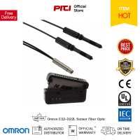 Omron E32-D22L Sensor Photoelectric Fiber Optic ระยะตรวจจับ 25, 50 มม ชนิด Reflective. อุปกรณ์ตรวจจับวัตถุออมรอน