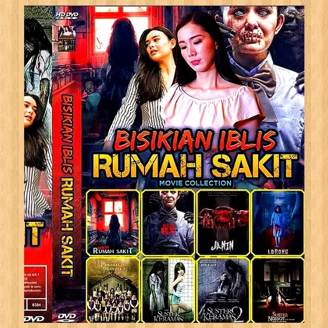 Kaset Dvd Koleksi 8 Judul Film Horor Thriller Indonesia Terbaru Kaset Dvd Film Horor Indo 