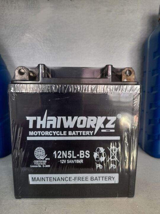 THAIWORKZ MOTORCYCLE BATTERY 5L (for MIO SPORTY) Lazada PH