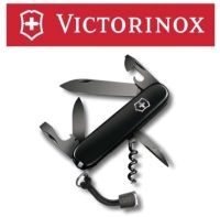 มีด Victorinox SPARTAN PS (BLACK) ใบมีดสีดำ Black Edition