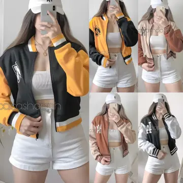 Crop top jacket on sale lazada