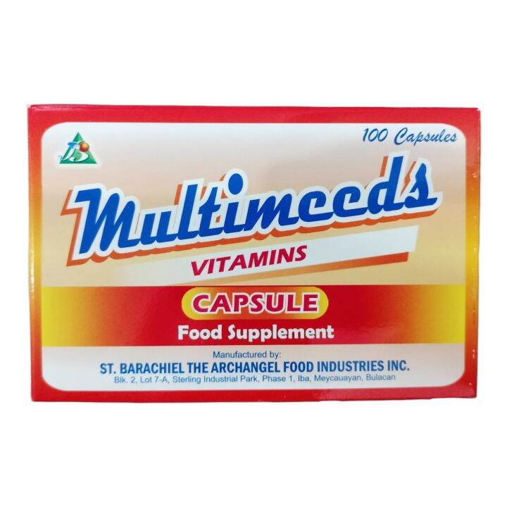 MULTIMEEDS Multivitamins ( 100 capsules ) Lazada PH