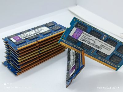 RAM โน๊ตบุ๊ก Kingston 4g DDR3 บัต1600 สภาพสวยๆ ประกัน1เดือน