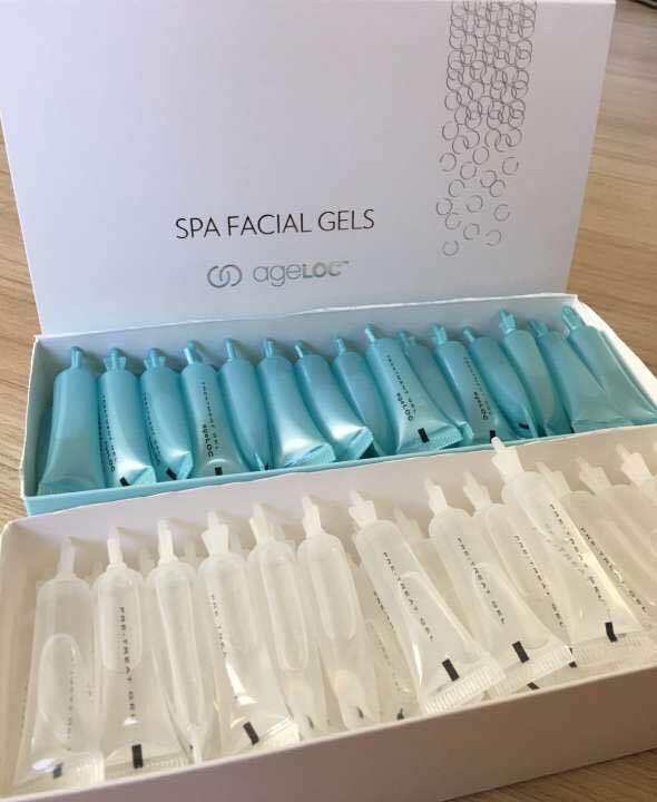 expเจลสปาหน้านูสกิน-ageloc-galvanic-spa-facial-gel-gs-spa-จำนวน-1-4-คู่