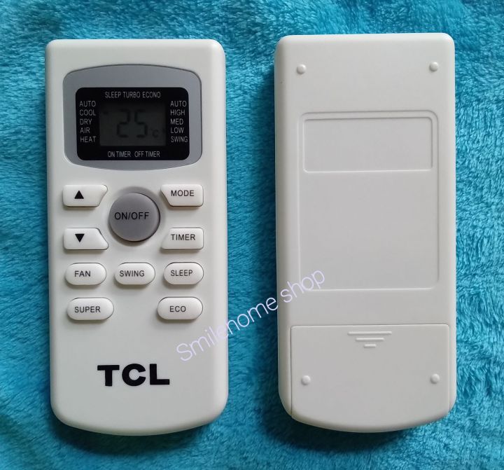 รีโมทแอร์-tcl-ใช้ได้กับแอร์-tcl-ทีซีแอล-และ-central-air-แอร์เซ็นทรัล-หน้าตาปุ่มกดเหมือนกันใช้ด้วยกันได้เลยครับ-ไม่ต้องจูน