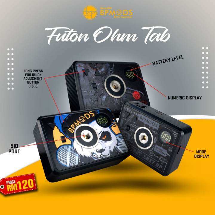 (Ready Stock) Original Futon Ohm Tab by BP Mods Ohm Reader / Ohm
