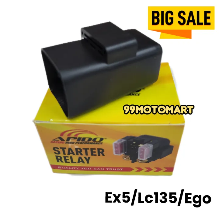 Apido Lc135 Ex5 Starter Relay Ego Starter Fuse Lc Ex5 Lazada