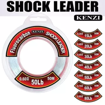 Varivas Shock Leader Fluorocarbon 30lb 40lb 50lb 60lb 80lb 100lb