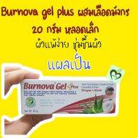 20 กรัม หลอดเล็ก Burnova gel plus dragon blood เจลว่านหางจระเข้ ผสม เลือดมังกร