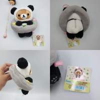 ตุ๊กตา Rilakkuma ชุด Panda ไซส์ S ป้ายห้อย ของแท้ จากญี่ปุ่น