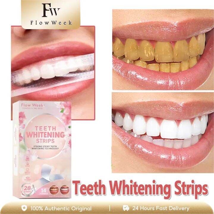 Flow Week Teeth Whitening Strips Tooth Whitening Strip Portable