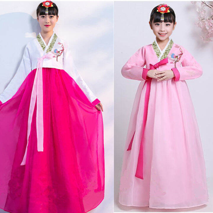 Autumn Costume Korean Traditional Hanbok Men and Women Court Dress ...