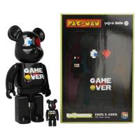 Bearbrick Pac-Man x Grafflex x 9090 x S.H.I.Pcrew - 400% &amp; 100% Set