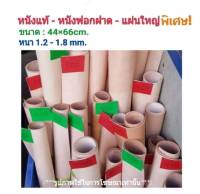 44×66cm หนังแท้ ? หนังฟอกฝาด แผ่นใหญ่พิเศษ หนา 1.2-1.8 mm.