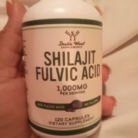 Double wood supplements Shilajit Pure Himalayan Capsules (20% Fulvic Acid Supplement) 1,000mg of Authentic Shilajit Extract per Serving