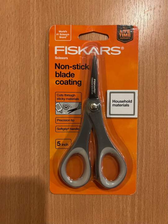 fiskars-titanium-non-stick-scissors-5-color-options-new