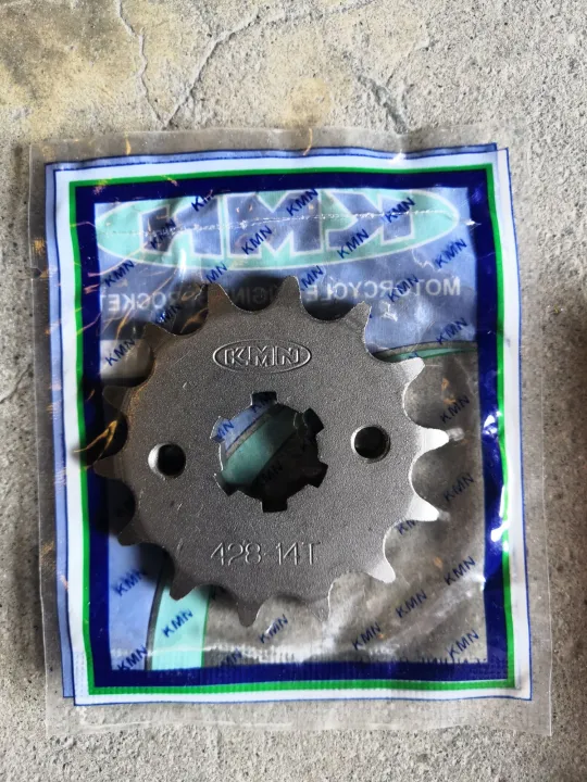 tmx 125 stock sprocket size
