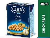 ถั่วลูกไก่ในน้ำเกลือ บรรจุ 380 กรัม Cirio Ceci Kichererbesen Chick-peas 380g (Halal Certified)