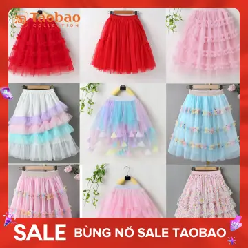 Váy bé gái_Váy công chúa tơ óng tay cổ bo viền chân váy dập ly dáng xòe 2  mầu trắng và hồng XHN1139 | Shopee Việt Nam