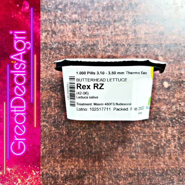 REX RZ BUTTERHEAD LETTUCE SEEDS (1000 PILLS) RIJK ZWAAN Lazada PH
