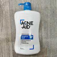 Acne-Aid Liquid Cleanser 900 ml.ขวดสีฟ้า สำหรับผิวมันเป็นสิวง่าย