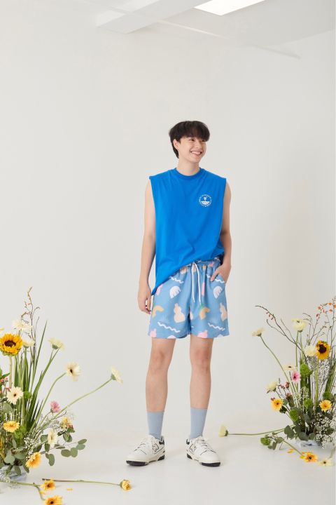 กางเกงขาสั้น-flower-amp-sea-shorts