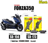 ผ้าเบรค Vesrah สำหรับ Honda Forza300/350, ADV350 หน้า-หลัง (Front-Rear)