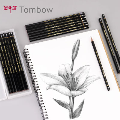 Tombow ญี่ปุ่น tombow ลายแมลงปอ mono100ดินสอด้ามไม้คุณภาพสูงเครื่องเขียนนำเข้าสำหรับการสอบสเกตซ์ภาพศิลปะ