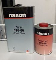 แลคเกอร์ nason 4:1 ขนาด 3.2L + ฮาร์ด(ตัวเร่ง) 800ml = 4L