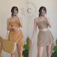 Cosclothes.official ชุดเที่ยวทะเล ชุดเซต2ชิ้น แฟชั่น ชิคๆ ?? (อกได้ถึง40) ซื้อครบ220ลด10%? มีเก็บเงินปลายทาง‼️